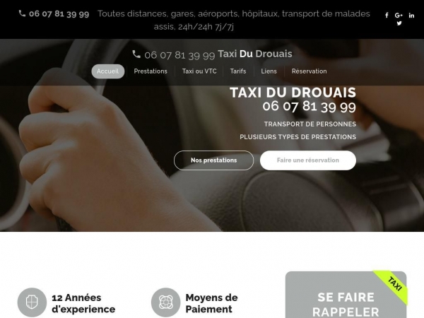 taxi-du-drouais.fr
